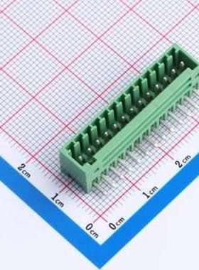 DB2ERC-2.54-13P-GN 线对板针座 间距:2.54mm P=2.54mm
