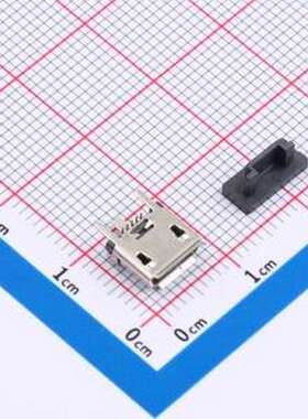 XUDF-0418-023 USB连接器 105133莫仕MOLEX同款MICRO 5P母座立贴