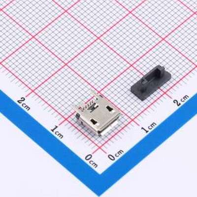 XUDF-0418-023 USB连接器 105133莫仕MOLEX同款MICRO 5P母座立贴