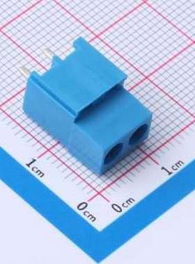 796681-2 螺钉式接线端子 5mm 排数:1 每排P数:2 直插 插件,P=5mm