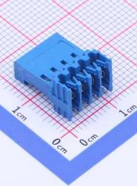 281708-4 IDC刺破式连接器(牛角/简牛) 2.54mm 1x4P 排数:1 每排P