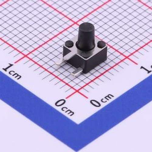 TS-1091B-A6B3-D2 轻触开关 4.5*4.5*6mm 卧插 轻触开关 插件