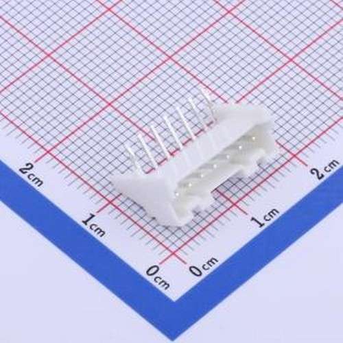 X2000WR-07A-PTSN 线对板针座 1x7P 间距:2mm 弯插 弯插,P=2mm