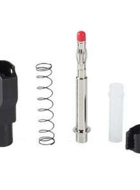 25.450.2 香蕉头/鳄鱼夹 【5件套】4mm 伸缩护套焊接叠插插头 黑