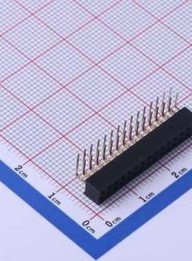 FFH20002-D30B1004K6K 排母 间距:2mm 2x15P 弯插 弯插,P=2mm