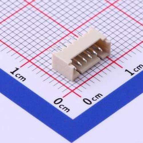 X9821WV-06-N0SN 线对板针座 1x6P 间距:1.25mm 直插 插件,P=1.25