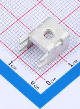 TTR44100135-0800 PCB焊接端子 PCB焊接端子铆垫片侧插M4 四脚 10