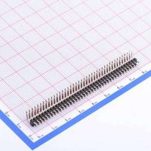 排针 2x40P 弯插 2x40I P=2mm 方针 C40D28 2mm X4621WR 间距