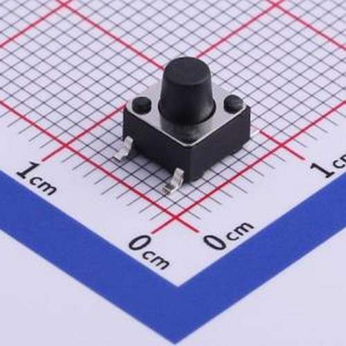 TS-1095S-A6B3-C2D1 轻触开关 轻触开关6*6*6.5mm贴片四脚SMD黑柄