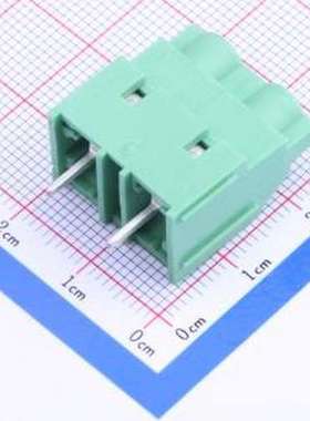 1714971 螺钉式接线端子 1x2P 9.52mm 直插 排数:1 每排P数:2 插