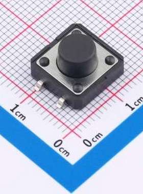 HX TS127TP 250gf 009 轻触开关 12x12x7mm 立贴 轻触开关 插件,1