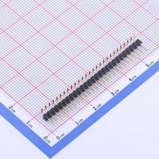 排针 1x27P 弯插 27I P=2mm 方针 C40D28 2mm X4611WR 间距