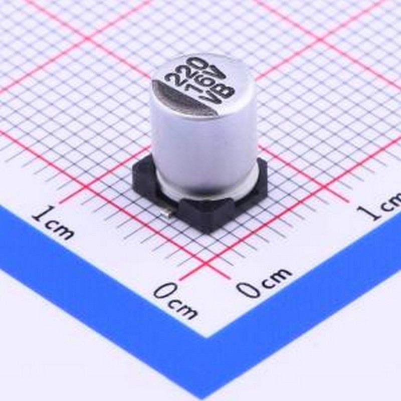 VB1C221ME077000CE0 贴片型铝电解电容 220uF ±20% 16V SMD,D6.3