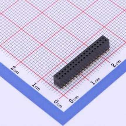 X1321FVS-2x18-C43D48 排母 间距:1.27mm 2x18P 立贴 SMD,P=1.27m