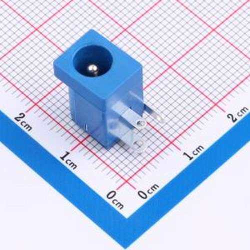 DC-005QB-2.0-SU-L DC电源连接器 DC电源插座 内径:2mm 外径:6.4m