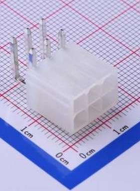 FWF42003-D06B22TK 线对板针座 板装插座 4.2mm 插件 90° 6位(实