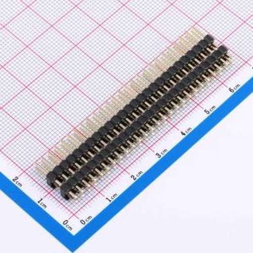 X6522WV-2x26H-C60D30-E80 排针 2x26P 间距:2.54mm 方针 插件,P=
