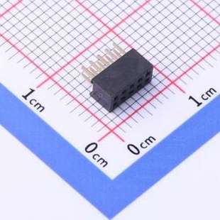 1.27mm P=1.27mm 插件 直插 2x5P 间距 排母 DW127R