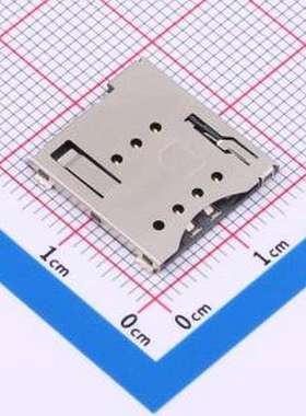 XDSM-0120-0342 SIM卡连接器 自弹式 MICRO SIM卡座6+1PIN 防呆款