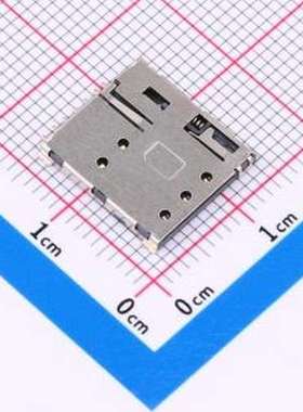 XDSM-0240-2183B SIM卡连接器 升级防溃PIN Nano SIM卡座6+1PIN自