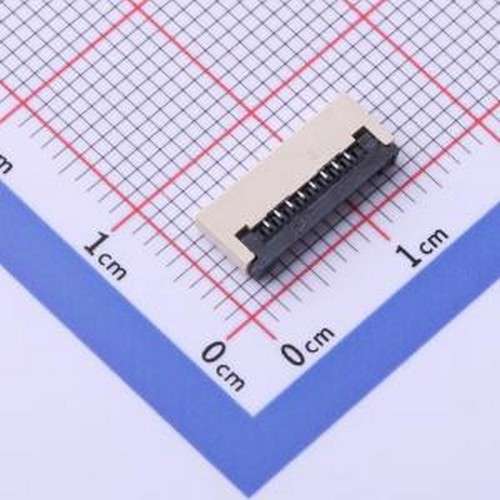 FC10-S08FCT-00 FFC/FPC连接器 间距:1mm P数:8P 翻盖式 下接 SMD