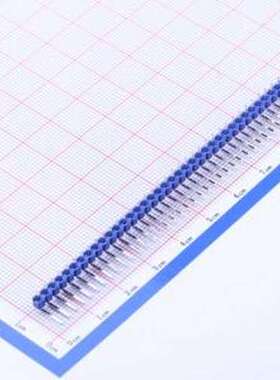 S108500002 排针 间距:2.54mm 1x40P 弯插 弯插,P=2.54mm