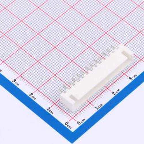 WF-1A254B13P 线对板针座 间距2.54mm 直插 带扣 1x13P 插件,P=2.