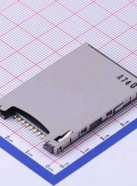 SCDB1C0101 SD卡/存储卡连接器 自弹式 标准SD卡 卡座 SMD