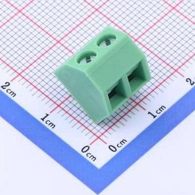 KF127S-5.08-2P 螺钉式接线端子 5.08mm 1x2P 排数:1 每排P数:2