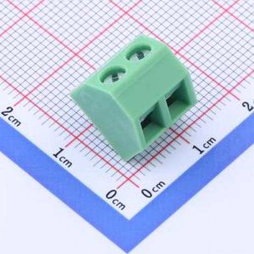 KF127S-5.08-2P 螺钉式接线端子 5.08mm 1x2P 排数:1 每排P数:2