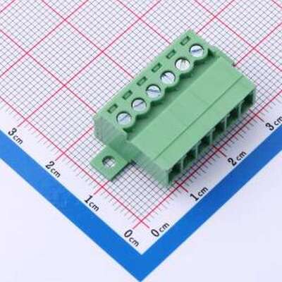 DB2EKRN-3.81-6P-GN-S 插拔式接线端子 DB2EKRN-3.81-6P-GN-S P=3