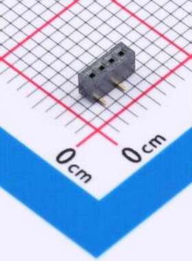 CSCC118-0402A002C1AC 排母 1x4P 间距:1mm 立贴 SMD,P=1mm(交错