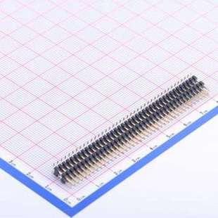排针 2x40P SMD 2x40I P=2mm 方针 C40D64 2mm X4622WVS 间距