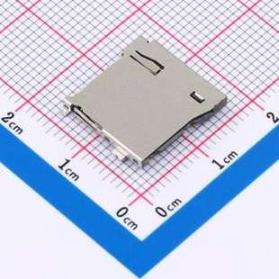 01C 停产 SD卡 车规级防震TF01卡座 SMD 存储卡连接器