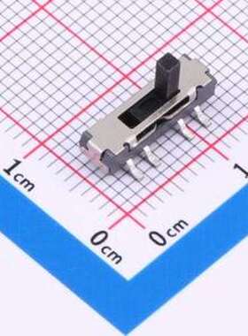MST-23D18G4-BD 滑动开关 三档立式贴片 8脚拨动 柄长4MM SMD