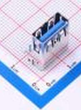 U231-091N-1BLRC19-F5 USB连接器 Type-A 母 弯插 插件