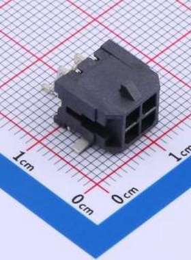 430450409 线对板针座 2x2P 间距:3mm 卧贴 系列:Micro-Fit(MX 3.