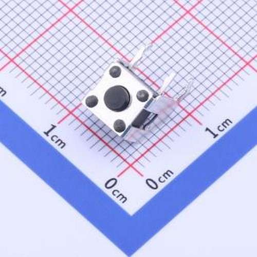 GT-TC166B-H057-L10 轻触开关 7.3*6.8*5.7mm 卧插 轻触开关 插件