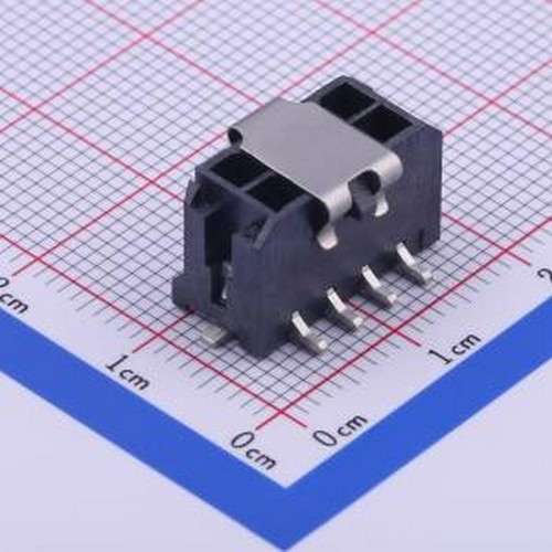 X3025WVS-2x04D-LPSW 线对板针座 2x4P 间距:3mm 立贴 SMD,P=3mm