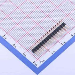 排针 1x16P 弯插 16I P=2mm 方针 C40D28 2mm X4611WR 间距
