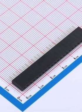 F185-1122A0ASUC2 排母 1x22P 间距:2.54mm 直插 插件,P=2.54mm