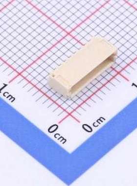 IPCW100W18NWS1R 线对板针座 1x8P 间距:1mm 卧贴 系列:SH 白色 S