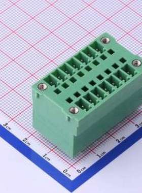 KF2EDGVHM-3.81-2*7P 插拔式接线端子 3.81mm 2x7P 排数:2 每排P