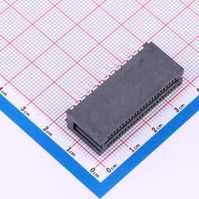 HED48LP03BK 金手指连接器 1.27mm P数:48P 插件,P=1.27mm