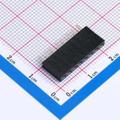 CSHA101-0802A001R1AA 排母 1x8P 间距:2.54mm 直插 插件,P=2.54m