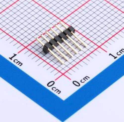 MTP310-1106S2 排针 1x6P 间距:1.27mm 插件,P=1.27mm