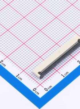 0.5K-DHQX-45PWB FFC/FPC连接器 间距:0.5mm P数:45P 翻盖式 SMD,