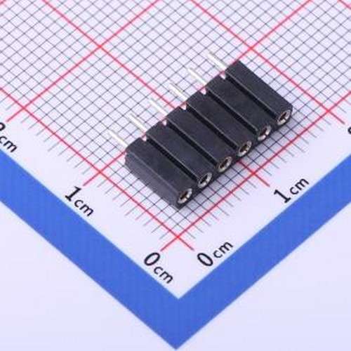 MF254V-11-06-1000-H70 排母 间距:2.54mm 1x6P 直插 插件,P=2.54