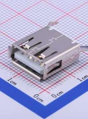 U-USBAS04P-F001 USB连接器 Type-A 母 直插 插件