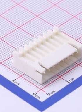 25000-08AA-T3P-Q0 线对板针座 1x8P 间距:2.5mm 直插 系列:XH 插